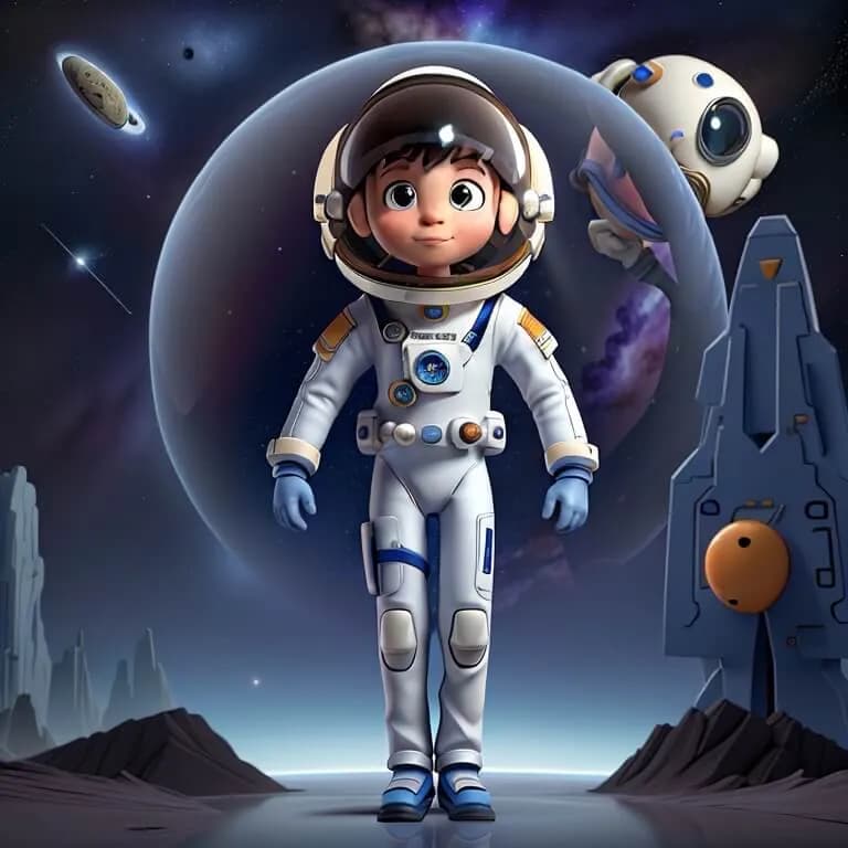 Pack Astronautas para Colorir