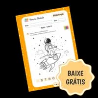 Letra A de Astronauta para colorir e escrever