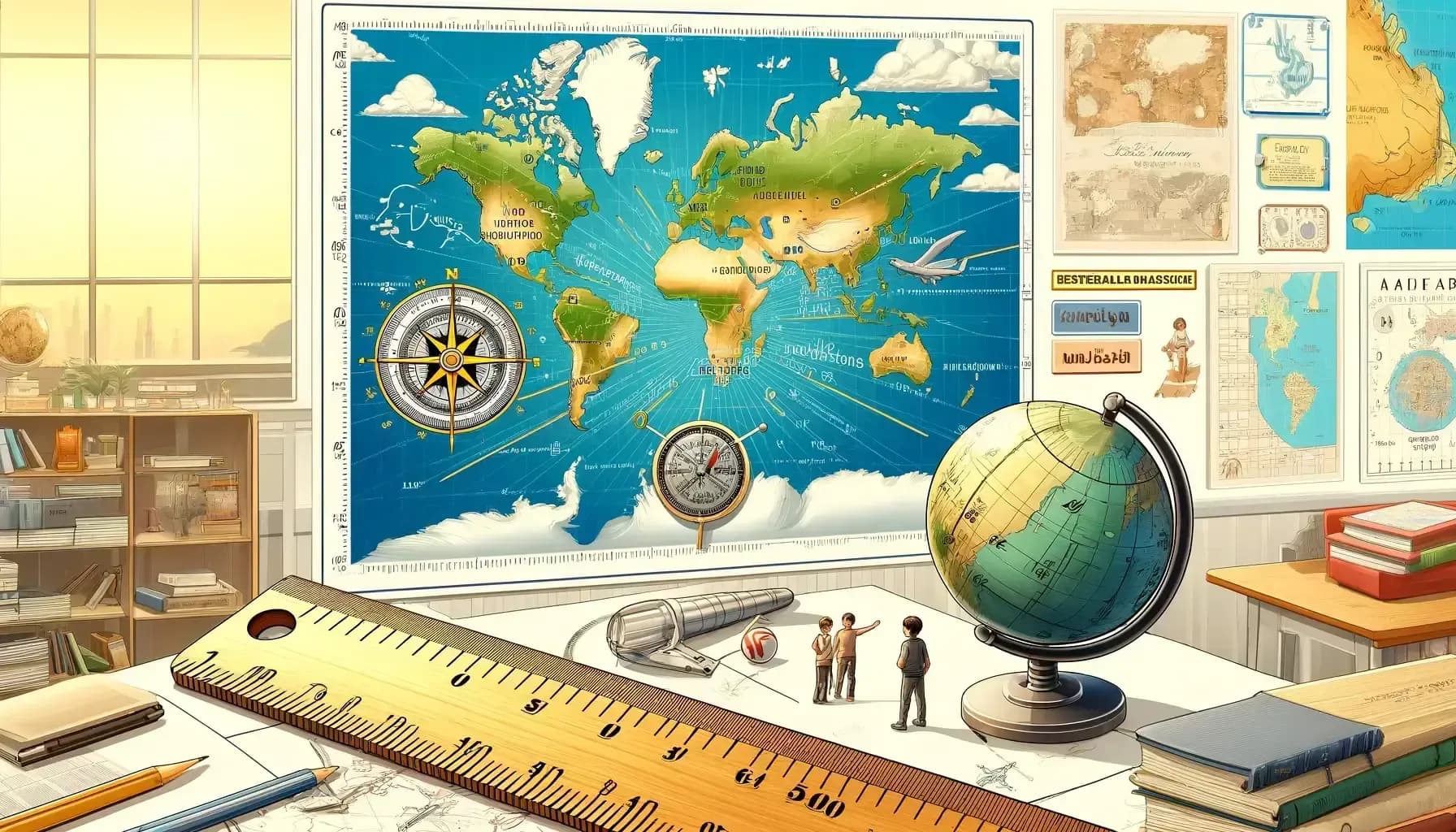 Como Medir Distâncias em Mapas: Escalas Gráficas e Numéricas